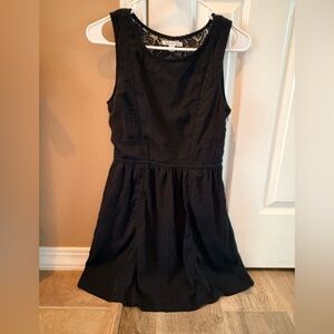 American Eagle Outfitters Black Sleeveless Mini Dress
